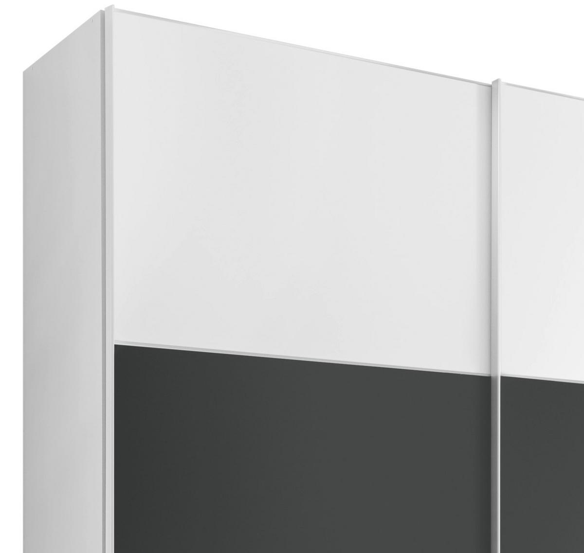 Ormar S Kliznim Vratima Includo - bijela/antracit, Design (280/222/68cm) - Premium Living