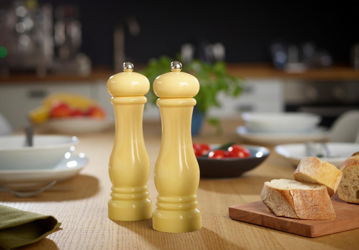 Salz- und Pfeffermühle Creme 2-teilig - Creme, Basics, Keramik/Kunststoff (6/21,5cm) - Echtwerk