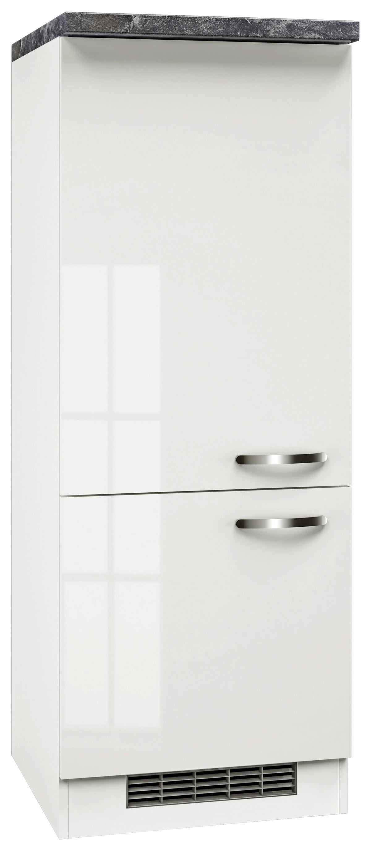 Omara Za Vgradnjo Hladilnika Alba, Bela, Š. 60 Cm - barve nerjavečega jekla/bela, Moderno, kovina/leseni material (60/162/57cm) - FlexWell
