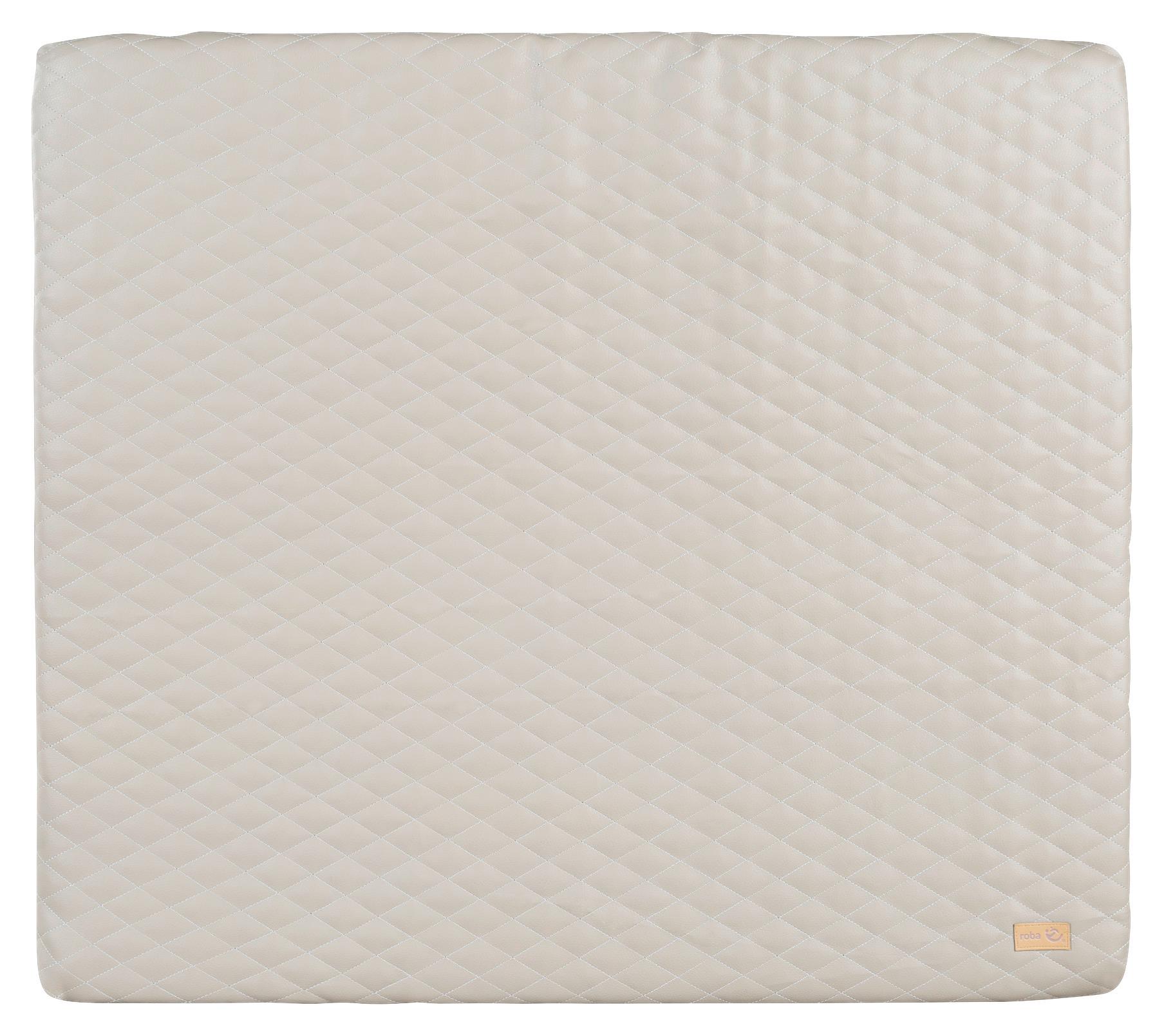 Wickelauflage Luxe Hellgrau ca. 85x75cm - Hellgrau, KONVENTIONELL, Textil (85/4/75cm) - Roba