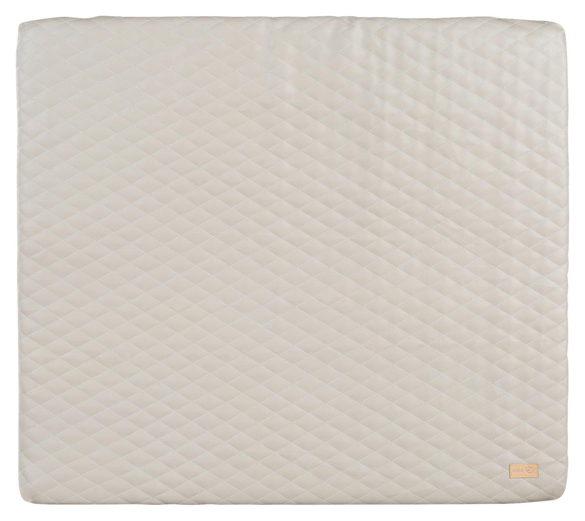 Wickelauflage Luxe Hellgrau ca. 85x75cm - Hellgrau, KONVENTIONELL, Textil (85/4/75cm) - Roba