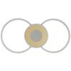 LED-TAKLAMPA ALEXANDER - kromfärg/cappuccino, Modern, metall/plast (57,5/28,5/6cm) - Mömax