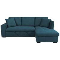 Kutna Garnitura Lukas - plava, Trend, tekstil (239/158cm) - Modern Living