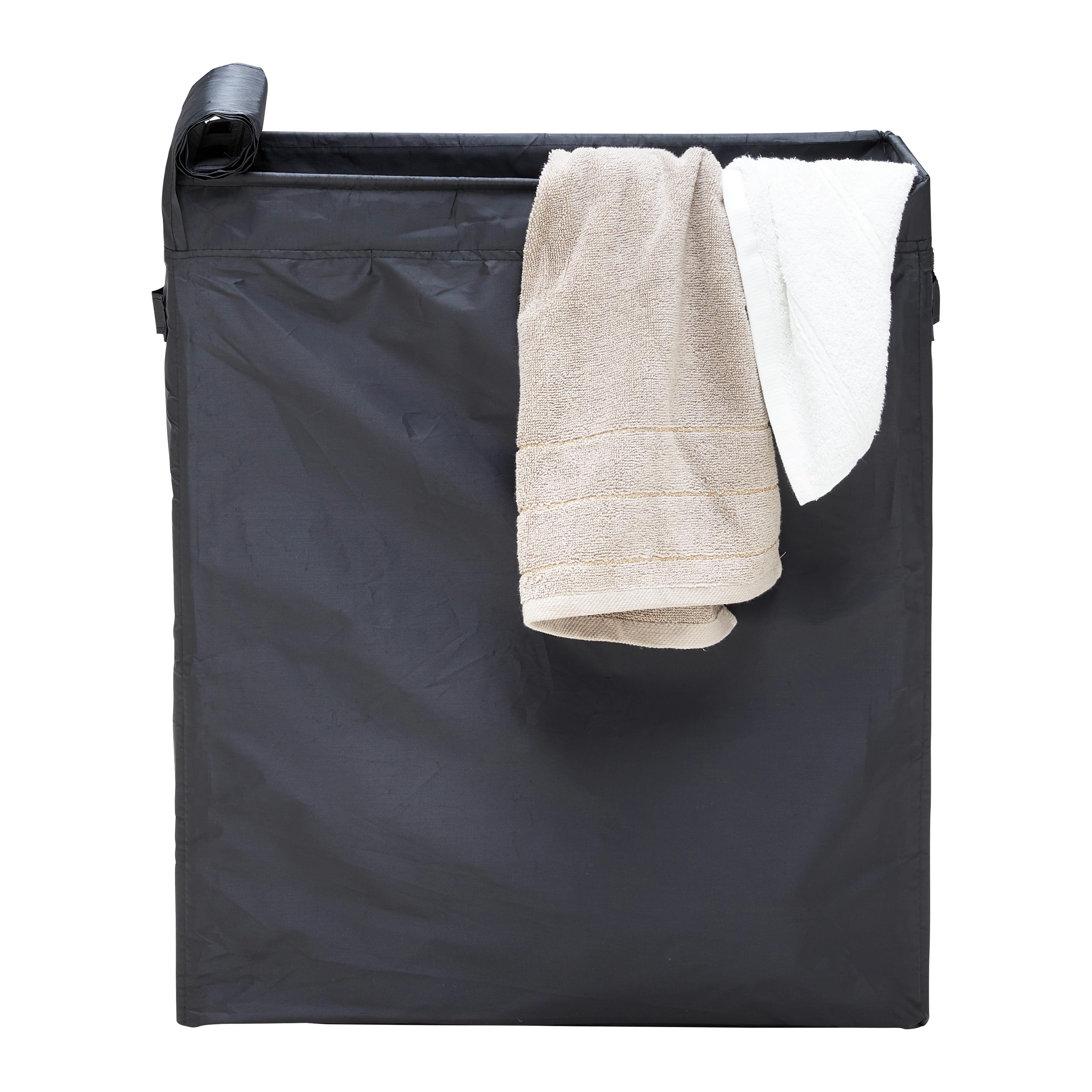 Wäschetonne Basti in Anthrazit - Anthrazit, KONVENTIONELL, Textil (22/65/55cm) - Mömax