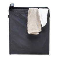 Wäschetonne Basti in Anthrazit - Anthrazit, KONVENTIONELL, Textil (22/65/55cm) - Mömax