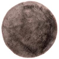 Kunstfell my Samba Taupe Ø ca. 80 cm - Design (80cm) - Obsession