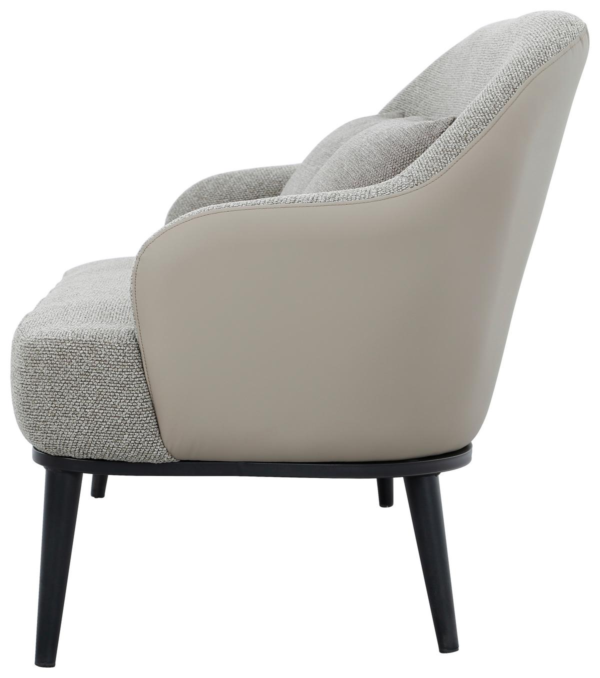 Sofa Allegra - bež/smeđa, Moderno, metal/tekstil (140/87/80cm) - Mömax