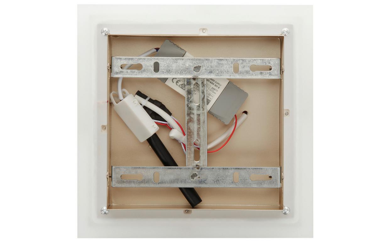LED-Deckenleuchte Kool Weiss max. 24 Watt - Champagner, Modern, Kunststoff/Metall (62/31/9cm) - Mömax