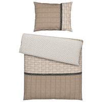 BETTWÄSCHESET STRICK - Beige, Romantik / Landhaus, Textil (160/210cm) - Modern Living