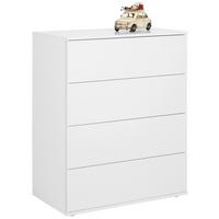 Kommode Weiß - Grau, MODERN, Holzwerkstoff/Kunststoff (75/95/43cm) - Mömax