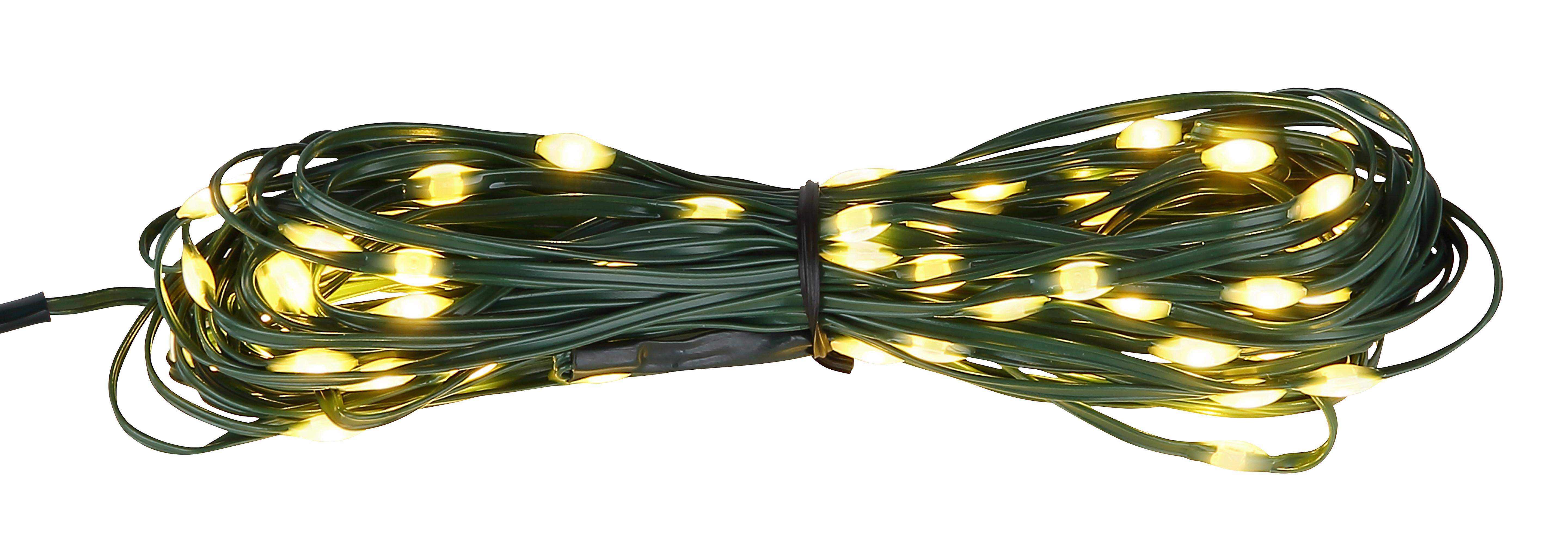 LICHTERKETTE 29898-200 IN-OUTDOOR - Dunkelgrün/Schwarz, Konventionell, Kunststoff (2290cm) - Globo