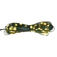 LICHTERKETTE 29898-100 IN-OUTDOOR - Dunkelgrün/Schwarz, Basics, Kunststoff (1290cm) - Globo