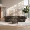 SOFFA NILAS - brun/svart, Modern, metall/trä (322/154cm) - Bessagi Home