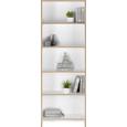 Regal in Weiß mit 5 Fächer - Weiß, MODERN, Holzwerkstoff (60/175/24cm) - MÖMAX modern living