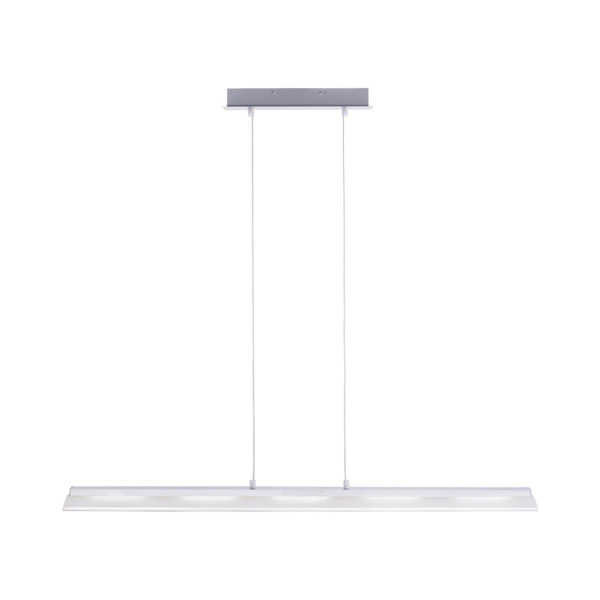 Viseča Led-svetilka Lolasmart - Zara, Srebrna, 5 X 4 W - srebrne barve, Moderno, kovina/umetna masa (100/8/120cm)