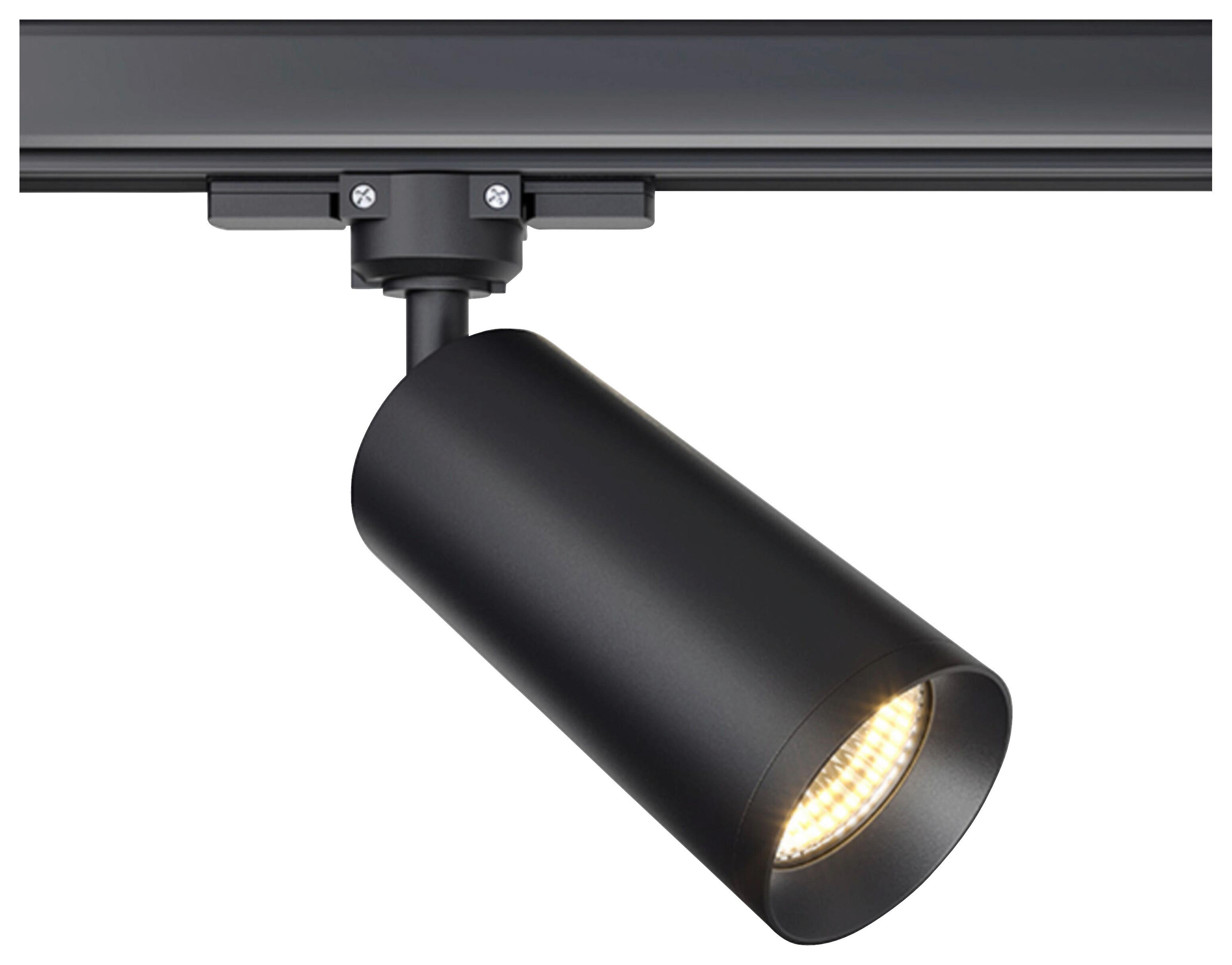 Schienensystem-Strahler Focus Schwarz max. 50 Watt - Schwarz, Basics, Metall (6/21/13cm) - MAYTONI