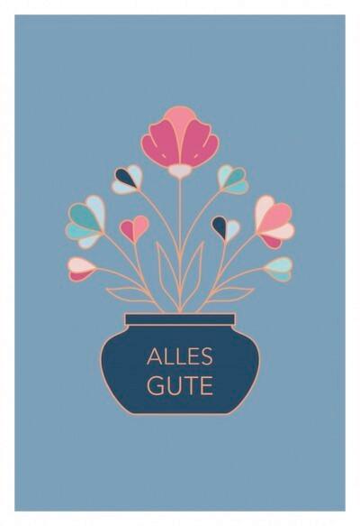 Postkarte Kupfergold Multicolor - Multicolor, Basics, Papier (11,5/15,7cm)