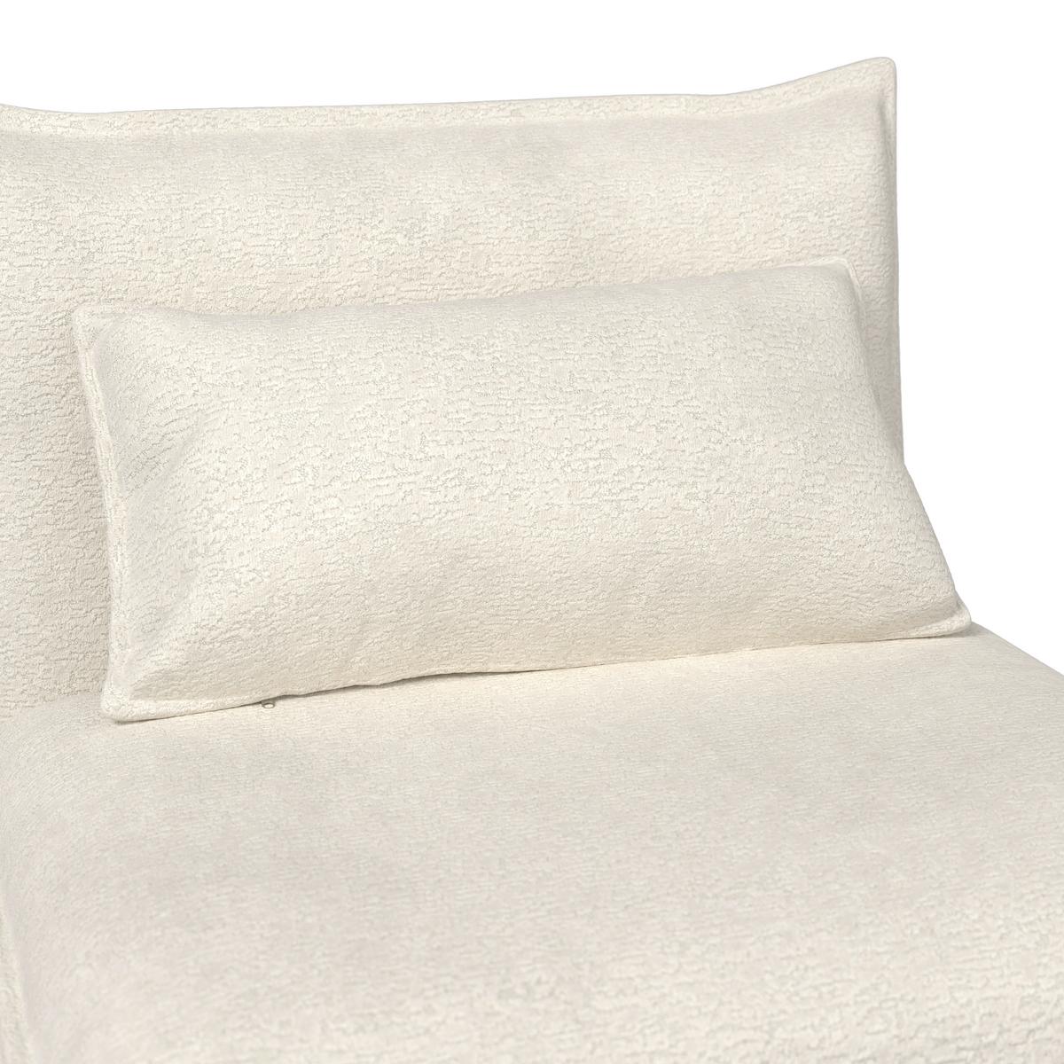 Schlafsessel Bella Bouclé Weiß - Weiß/Naturfarben, MODERN, Holz/Textil (83/41/63cm) - Bessagi Home