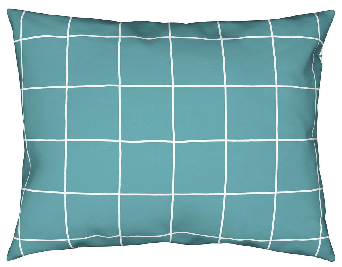 Ágyneműhuzat-garnitúra Kira - kék/fehér, Modern, textil (140/200cm) - Modern Living