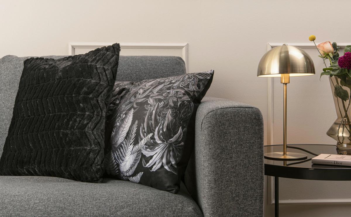 LAMPA STOŁOWA LM1883GD - kolor złoty, Trend, metal (20/39cm) - Leitmotiv