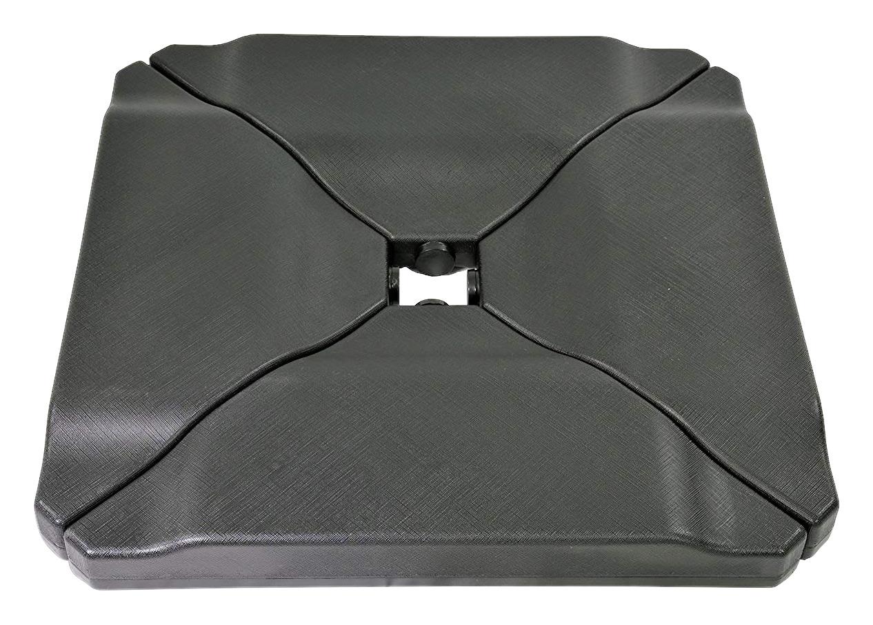 Sonnenschirmständer Schwarz - Schwarz, Basics, Kunststoff (50/50cm) - MID.YOU