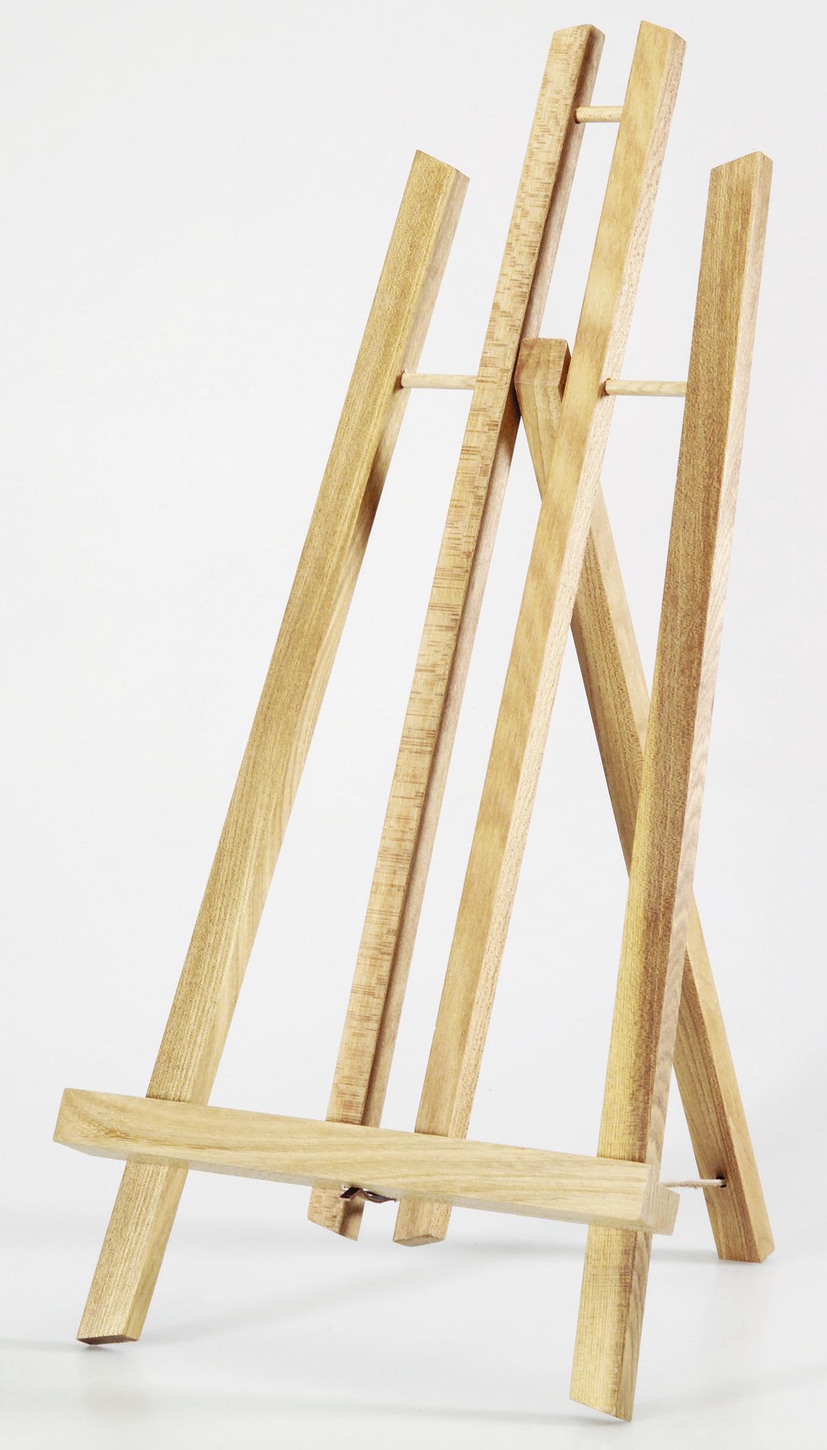 Slikarski Stalak Marta - smeđa, drvo (50cm) - Modern Living