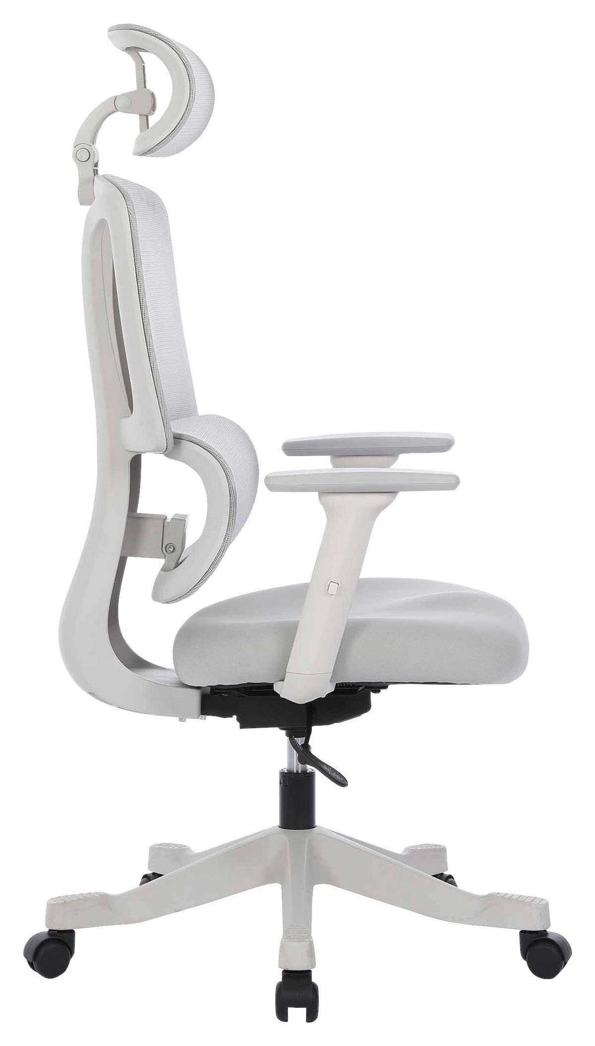 Uredska Stolica Triton - siva, Moderno, drvo/metal (67,5/120/128/63,5cm) - Premium Living