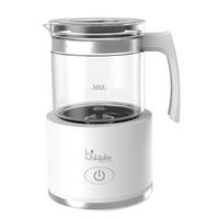 SPIENIACZ DO MLEKA MILK 250 - biały, Basics, tworzywo sztuczne/szkło (15,5/20,9/11,7cm) - Bikitchen