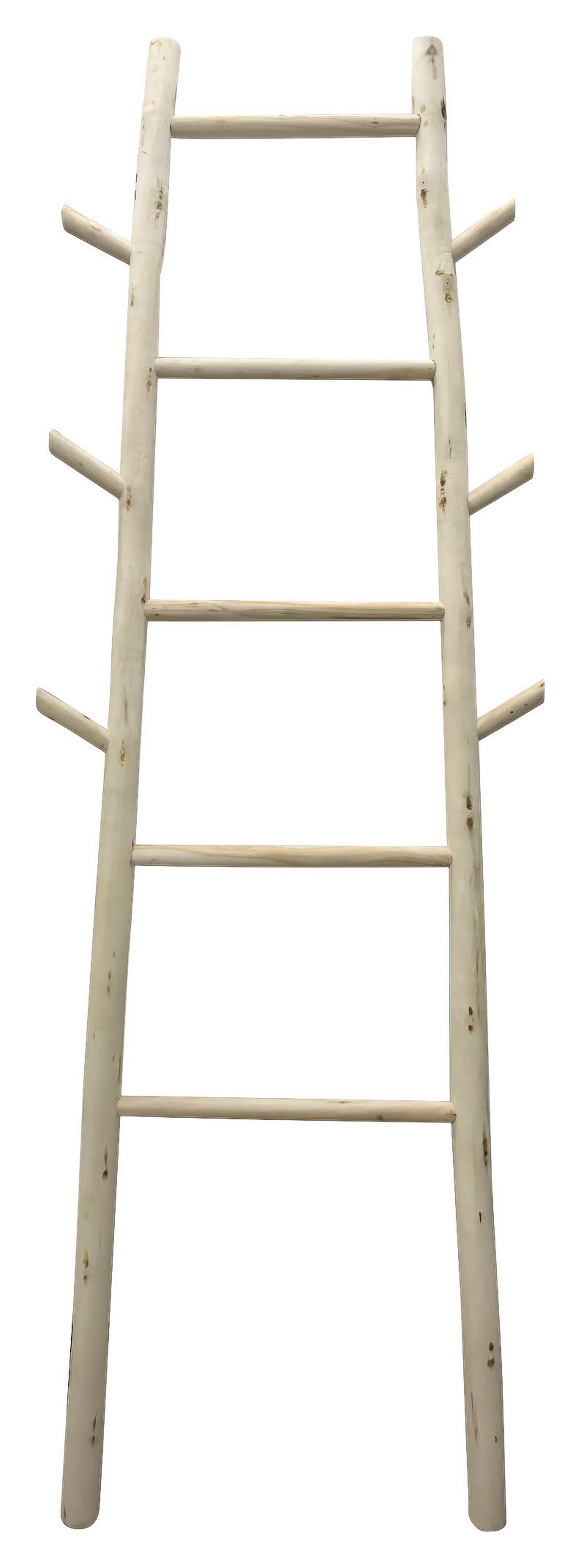 Leiterregal Ron Naturfarben - Naturfarben, LIFESTYLE, Holz (57,5/171/4.5cm) - Mömax