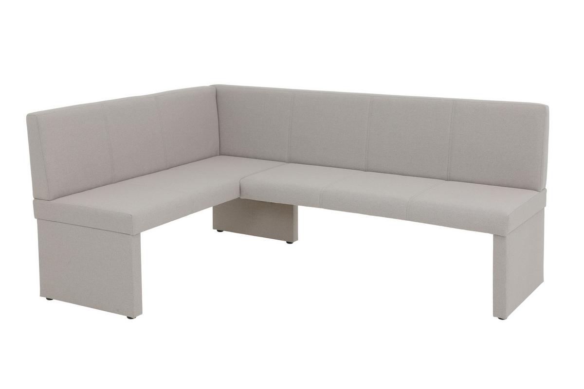 ECKBANK TURIN REB - Schlammfarben, MODERN, Holz/Textil (200/92cm) - P & B