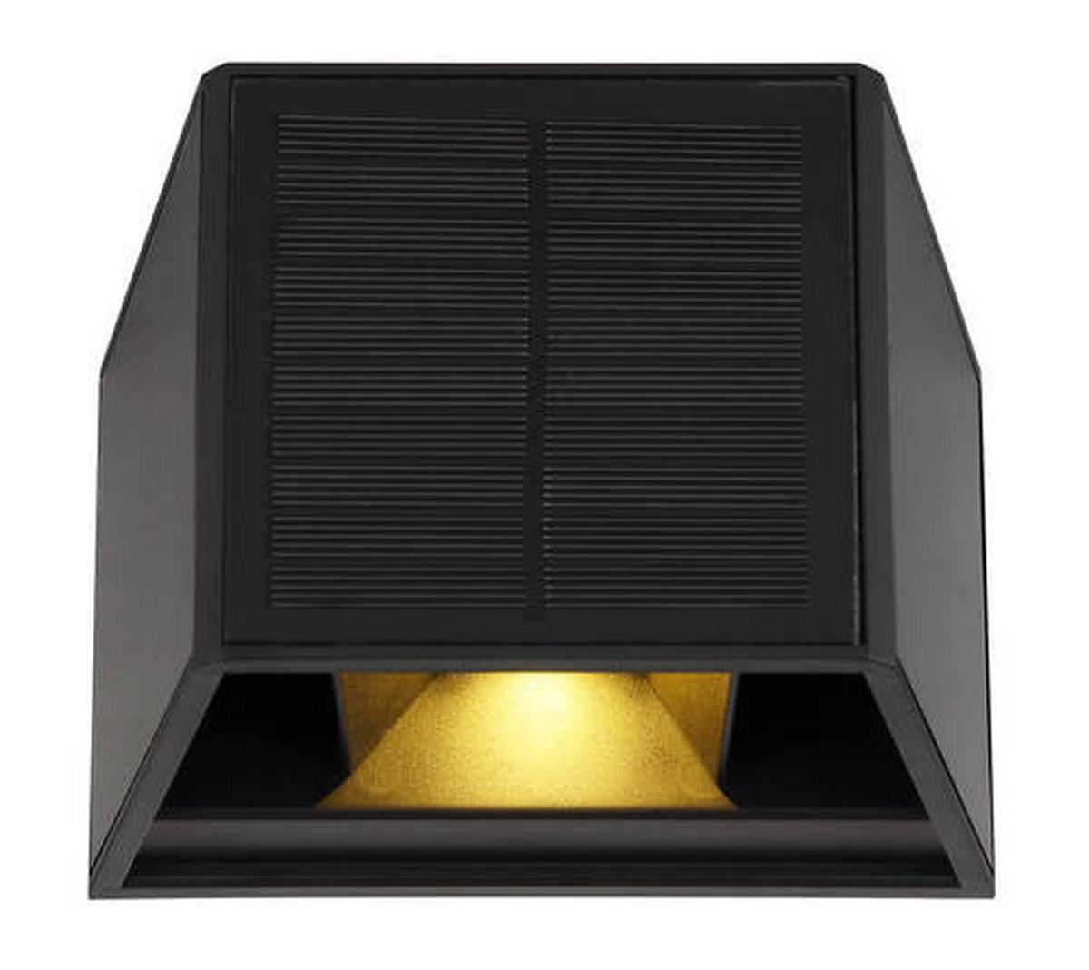 Solarna Svetilka Solar, S Sijalko - črna/prozorno, Design, umetna masa (15,4/9,6/9,9cm) - Globo