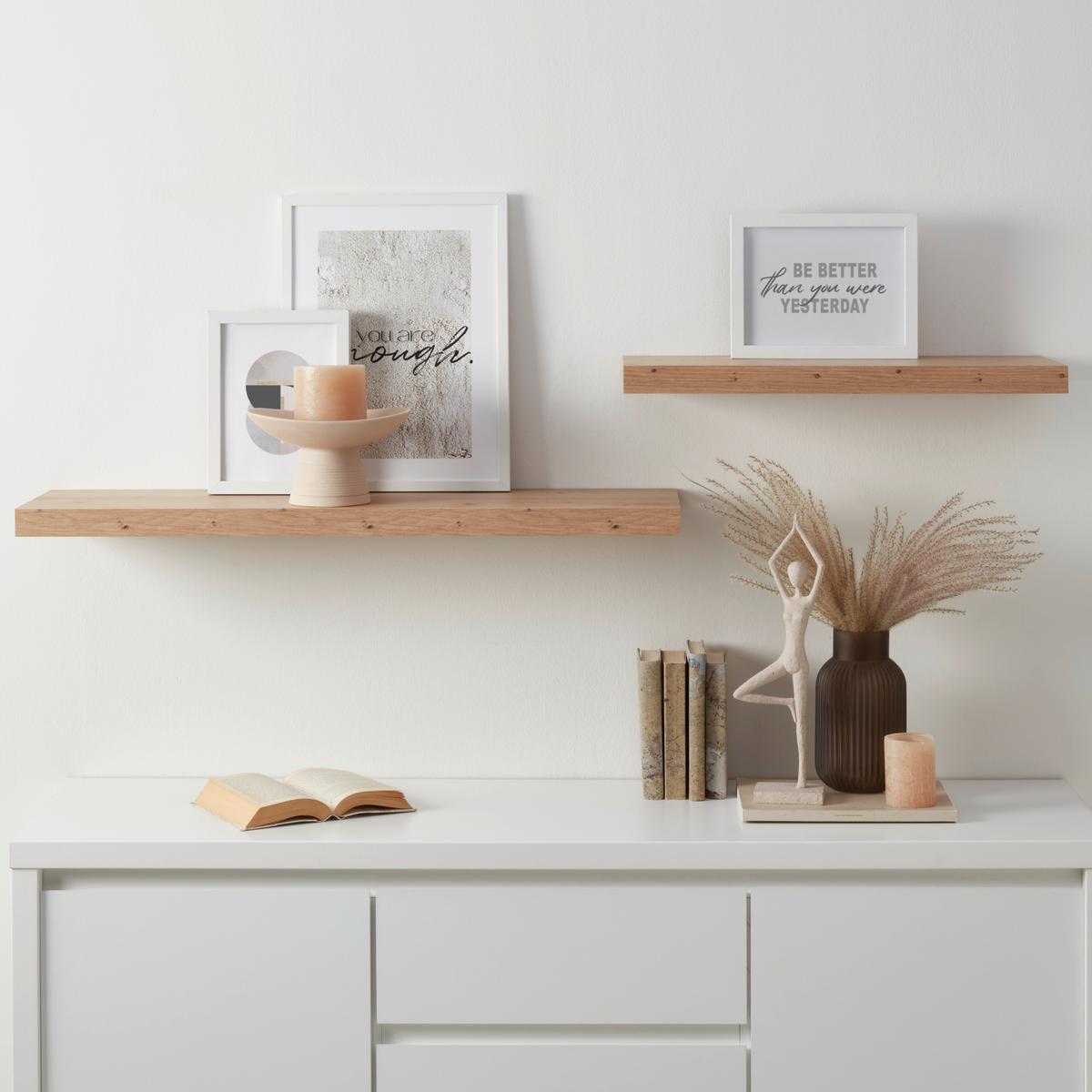 Wandboard Mister Office in Eichefarben - Eichefarben, MODERN, Holzwerkstoff (90/4/24cm) - Mömax