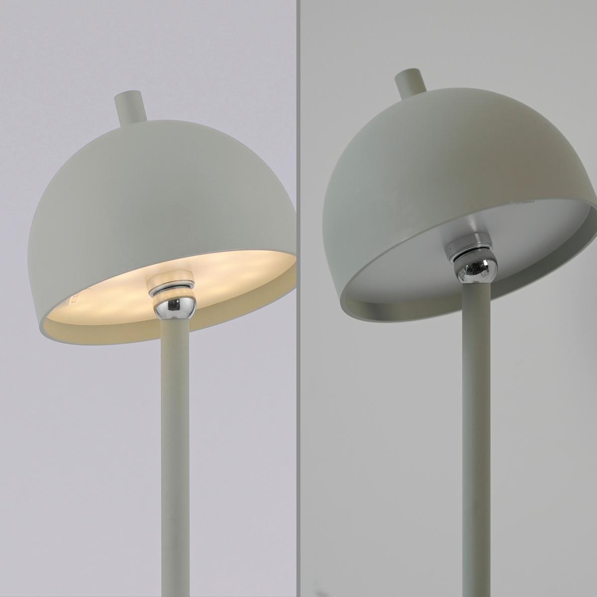 LAMPA STOŁOWA Z AKUMULATOREM 19244-43 BELLIS - szałwiowy, Design, tworzywo sztuczne/metal (11/11/36cm) - Schöner Wohnen