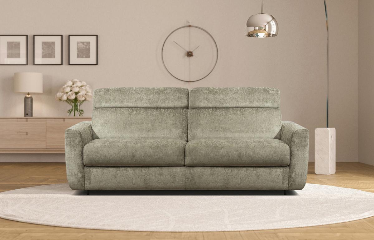 Kanapéágy Sorrento Standard - zöld, Konventionell, faalapú anyag/textil (210/89/97cm)