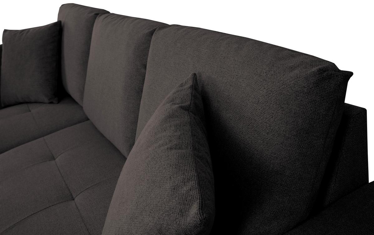 Coltar LUKAS - maro închis, Trend, textil (158/239cm) - Modern Living