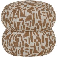 Pouf Anic Braun - Braun, Design, Textil (43/40/43cm) - Livetastic