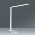 Schreibtischleuchte Dawda, max. 3,6 Watt - Edelstahlfarben, MODERN, Metall (15,5/15,5/81,5cm)
