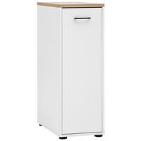 Apothekerschrank Solea Weiß/Eiche - Eichefarben/Anthrazit, MODERN, Holzwerkstoff/Metall (32,6/95,8/60cm) - MID.YOU