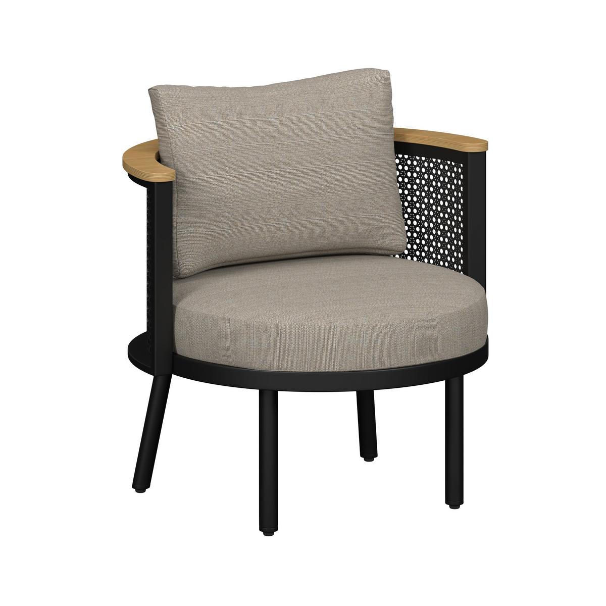 Dining-Loungeset Lissa Beige Outdoorstoff/Metall/Polywood - Dunkelgrau/Beige, MODERN, Kunststoff/Textil - Bessagi Garden