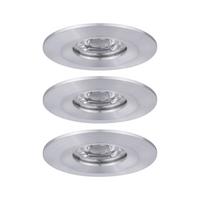 LED-Deckenleuchte Nova mini max. 4 Watt, 3-teilig - Alufarben, Basics, Metall (6,5cm) - Paulmann