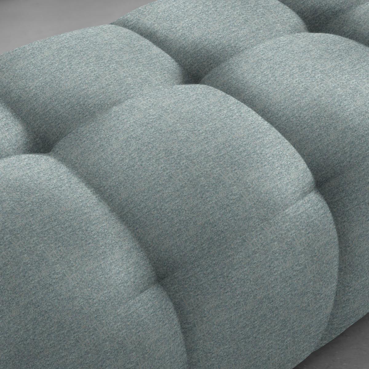 Taburet SOFI - albastru deschis, Modern, textil (128/48/70cm) - Premium Living