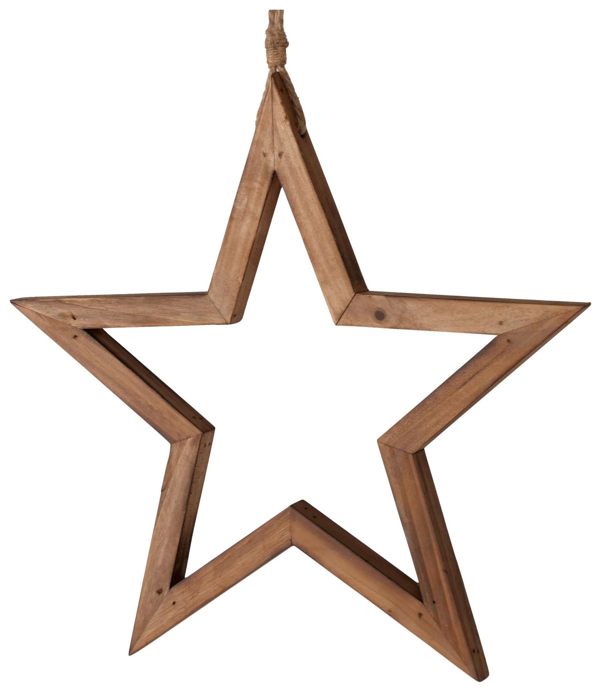 Dekohänger Rafelo Hellbraun - Hellbraun, Basics, Holz (58/55cm) - Mömax