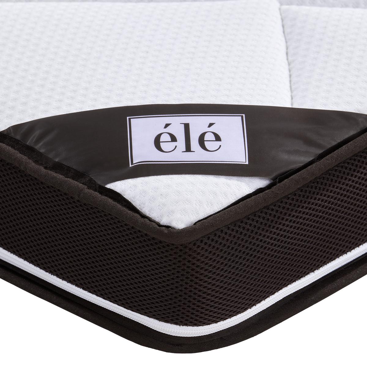 Nadmadrac Luxe H2/h3 - bijela, tekstil (90/200cm) - Ele