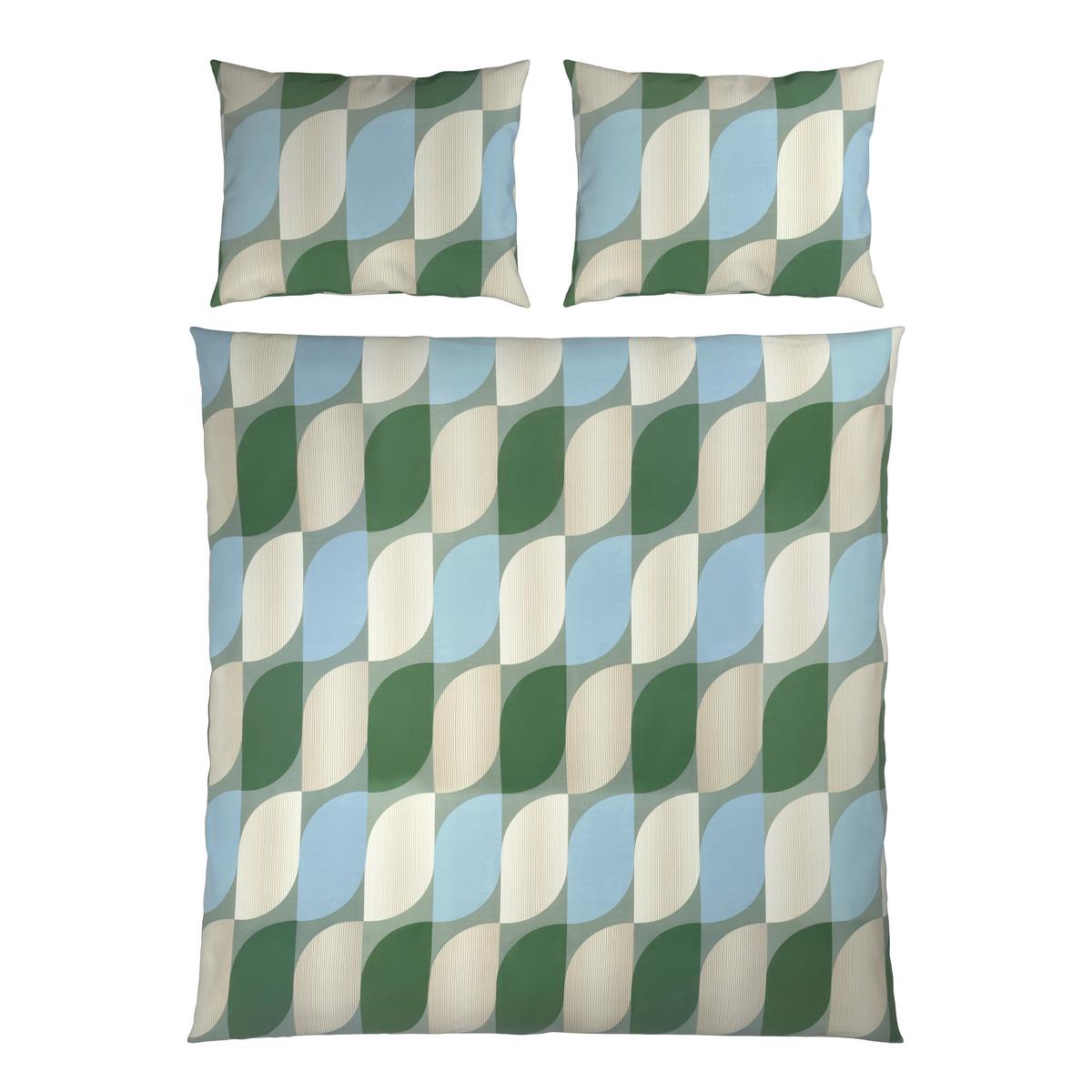 Lenjerie de pat Gala cca. 200x220/2x50x70 cm - albastru/petrol, textil (200/220cm) - Mömax