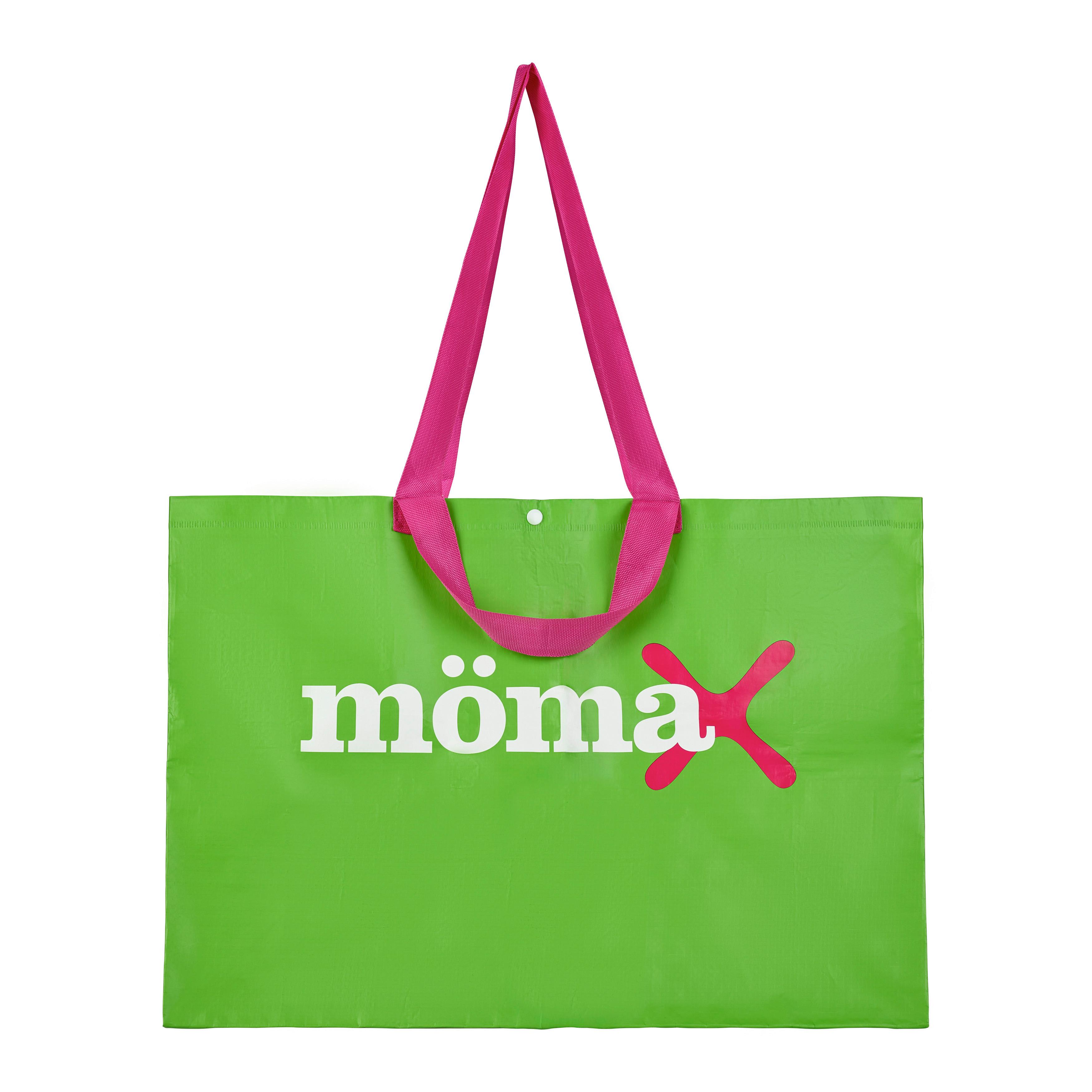 SHOPPINGKASSE MÖMI - XL SHOPPING BAG - vit/pink, plast (57/41/37cm) - Mömax