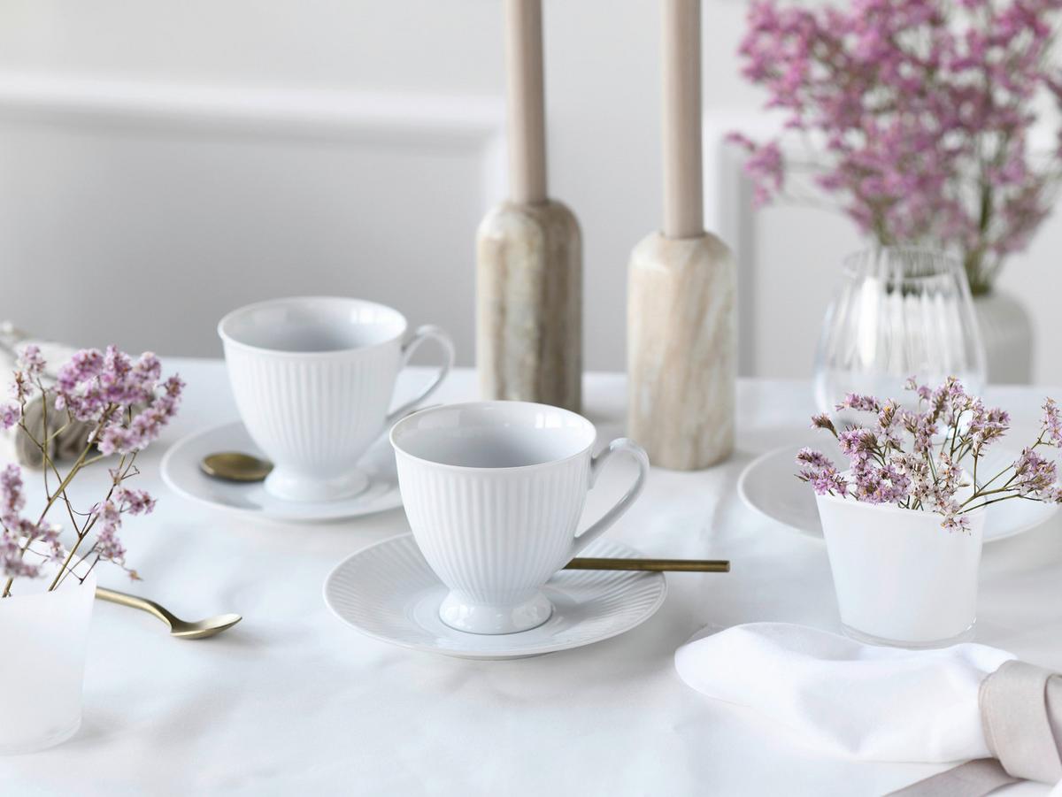 Kavni Servis Valencia, 12-Delni - bela, Design, keramika - Creatable