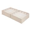 FÖRVARINGSLÅDOR SET LOUIS - 4PCS - beige, Modern, papper/textil - Mömax