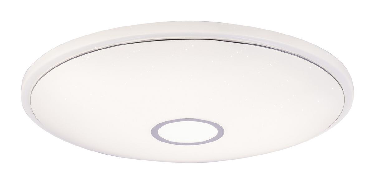 LED-Deckenleuchte Connor in Opal/Weiß max. 30 Watt - Opal/Weiß, Basics, Kunststoff/Metall (68/10cm) - Globo