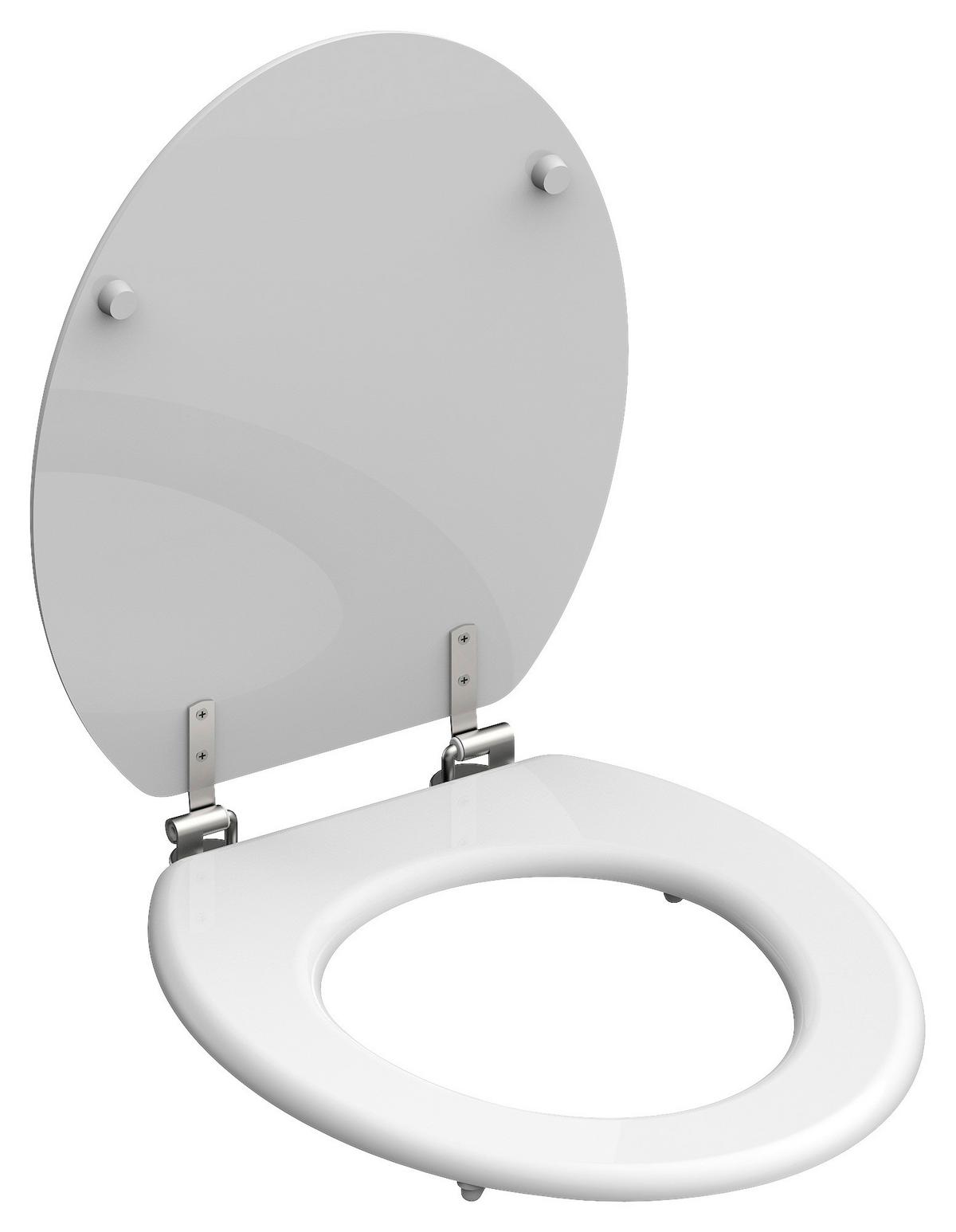Toaletna Daska 84000 - bijela, Konvencionalno, drvni materijal (38,0/44,0cm)