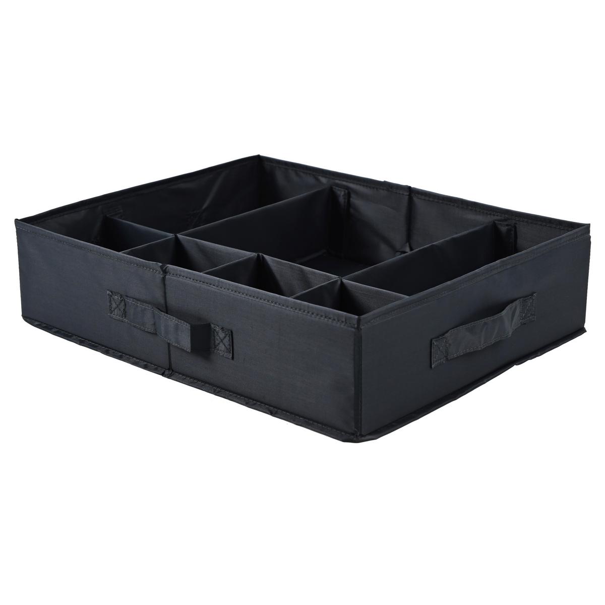 Schubladenbox Unit - S in Grau - Grau, KONVENTIONELL, Kunststoff/Textil (34,2/43,2/10,5cm) - Modern Living